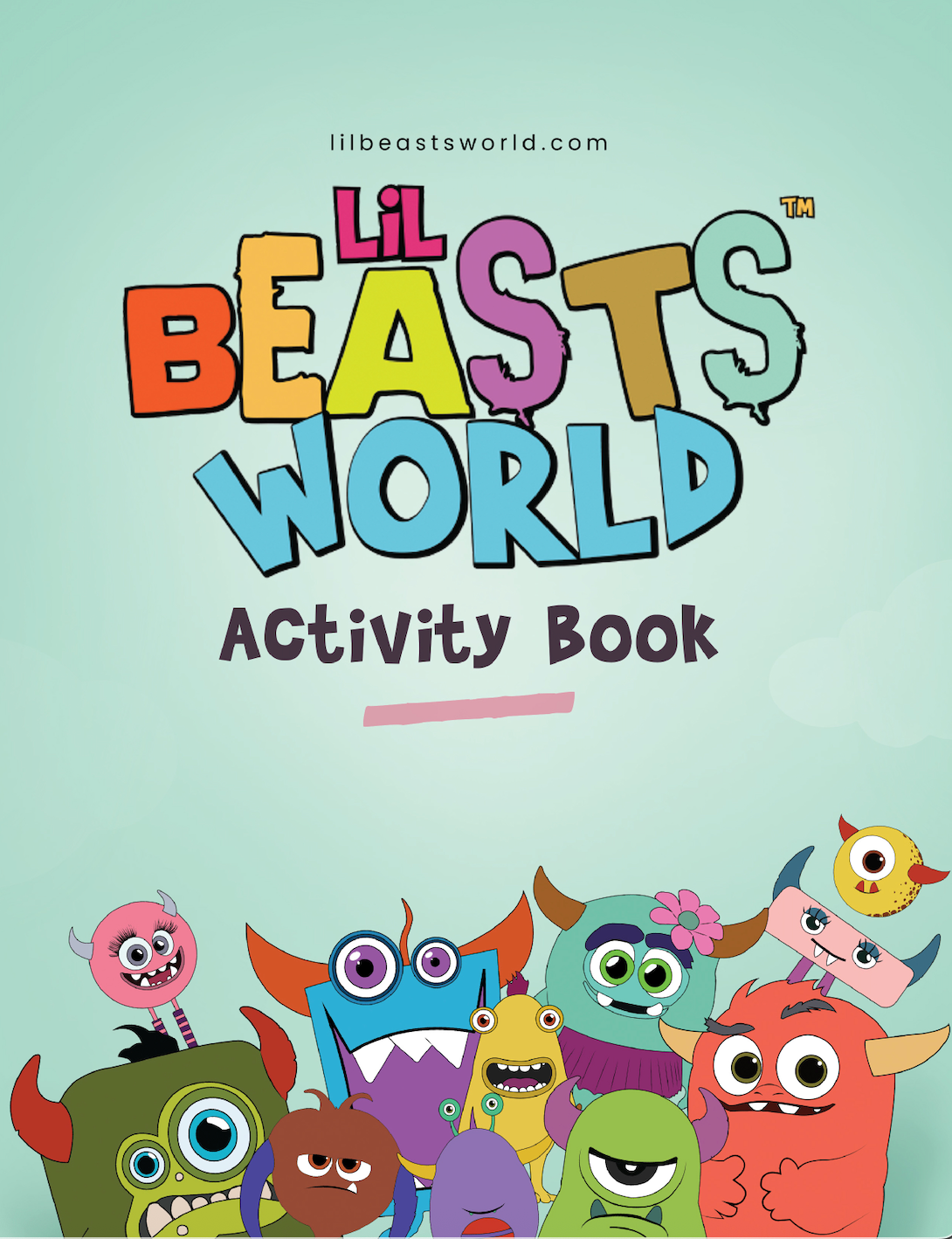 Lil Beasts World activity book for kids with fun screen-free activities